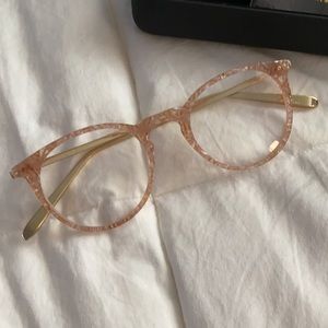 Krewe Royal Stella 24K Titanium Pink Frames